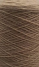 5 lb 3.8 oz 2/54 Wool Yarn Weaving, Knitting Art Lot 800 ypp Honey Brown