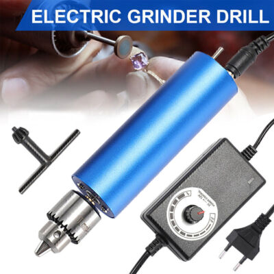 Elektrisch Mini Drill Bohrmaschine Handbohrmaschine Handbohrer mit EU Netzteil k