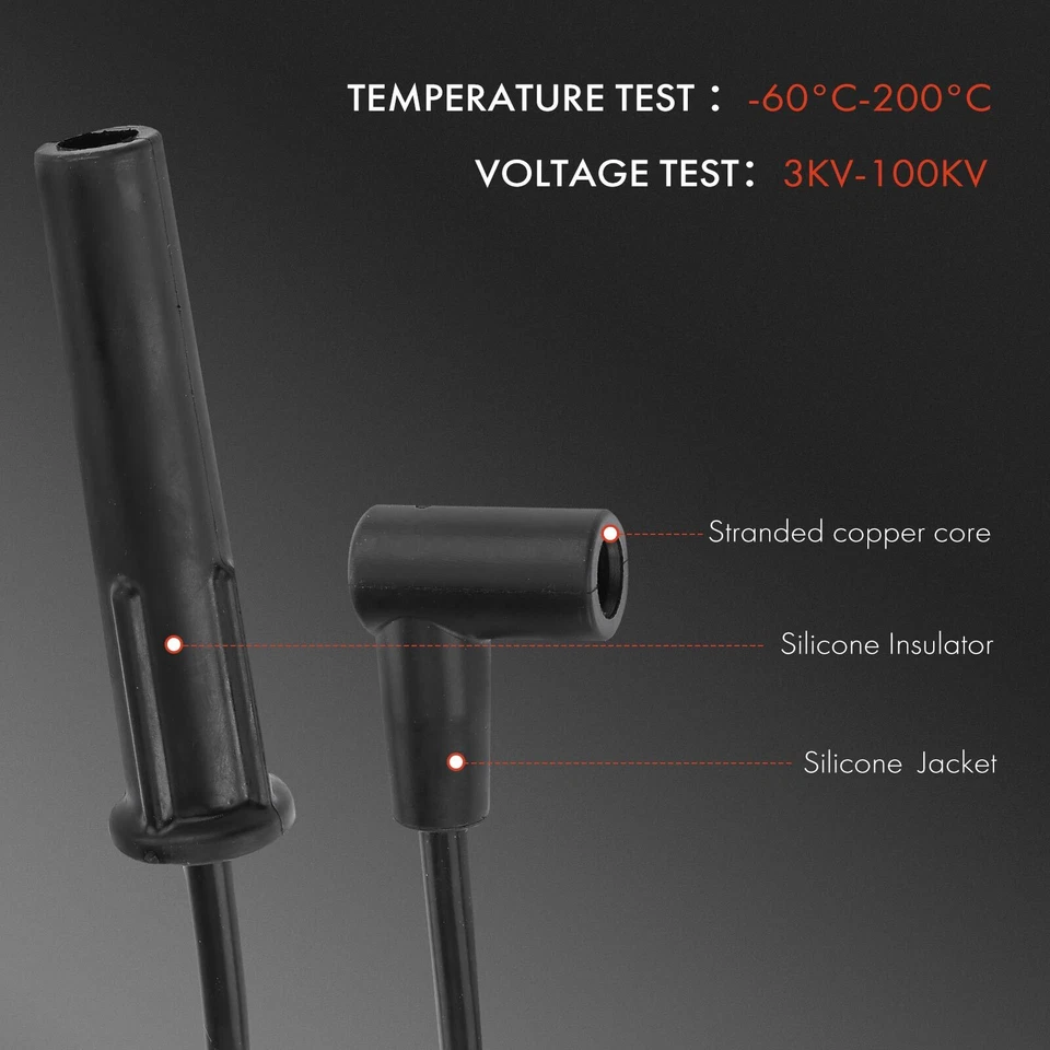 Juego de 6 cables de bujía para Chrysler Town & Country Dodge Grand Caravan 1997-2000 Foto 4 de 4