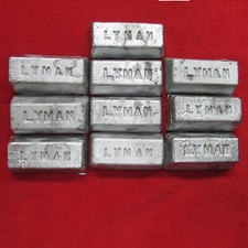 10 Lbs. Lead Ingots Fluxed  For Casting Sinkers, Bullets, Etc.