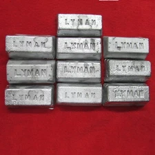 10 Lbs. Lead Ingots (Fluxed)  For Casting Sinkers, Bullets, Etc.