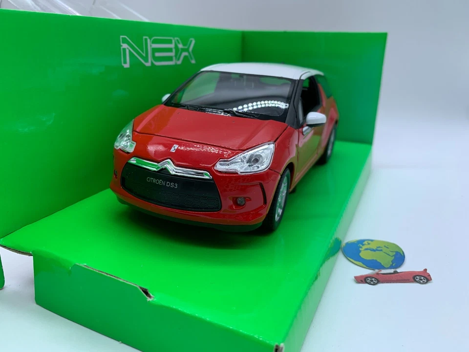 Welly Citroen DS3 2010 ,modello in scala 1:24, (2363) , vintage - Immagine 3 di 4