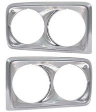Oer Headlamp Bezel Set For 1973-1974 Plymouth Road Runner And Satellite