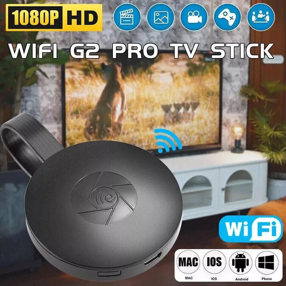 TV Streaming Device Wireless Screen Projector 1080p Wireless Display Adapter UK - Image 2 of 4