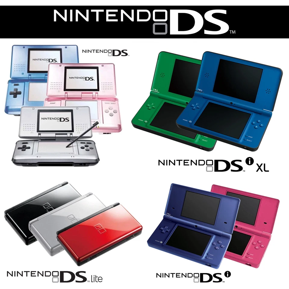 Nintendo DS, DS lite, DSi & DSi XL versch. Farben Handheld-Spiel-Konsole ✋🦸‍♂️✅ - Bild 1 von 4