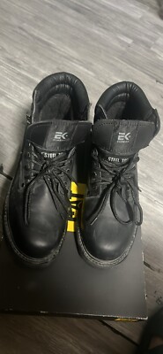 EURBAK Men Boots Steel Toe 