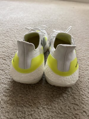 Size 8 - adidas UltraBoost 21 White Solar Yellow | eBay