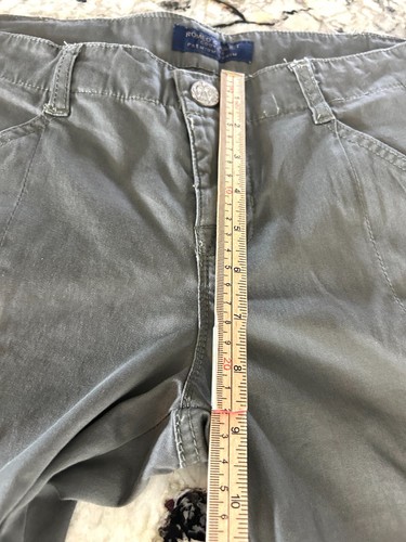 Romeo & Juliet Couture Cargo Pants Womens 27 Zipper Ankle Khaki - Picture 13 of 14