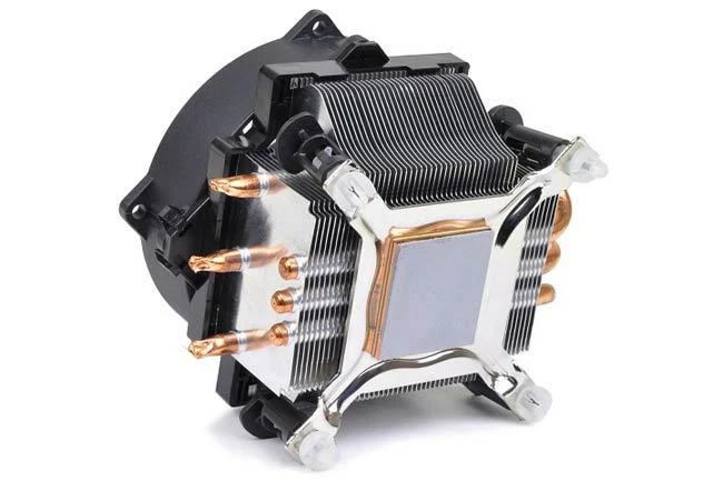 Brand New AVC (FOR LGA775 ONLY) CPU Cooler Heavy Duty Heatsink Copper Pipes Base - Image 2 of 4