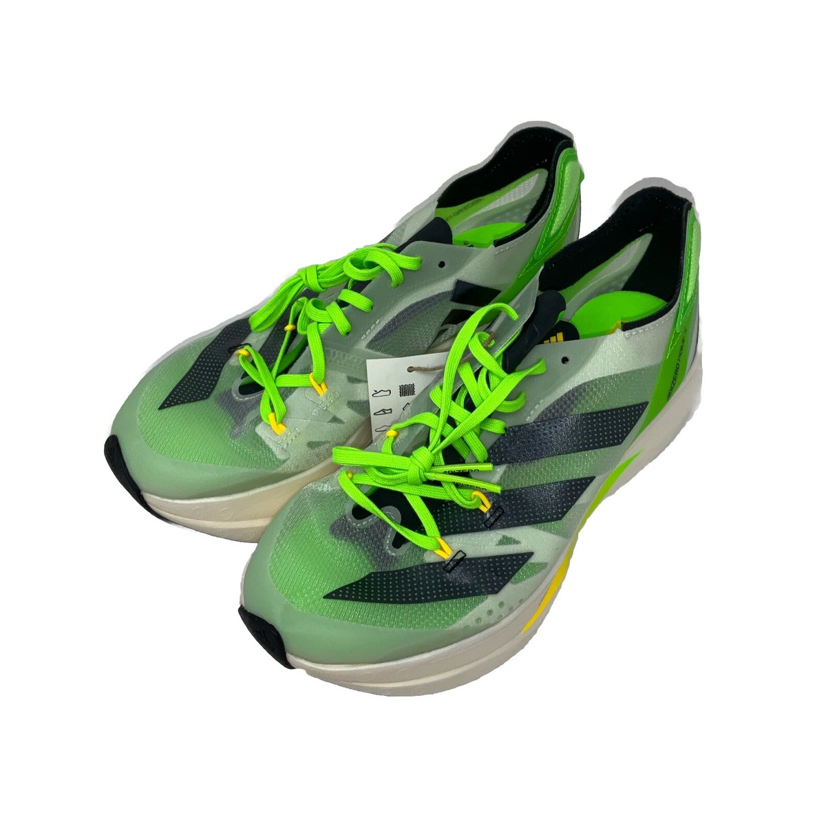 adidas Adizero Prime X Marathon Racing Running Shoes - Green