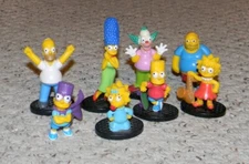 The Simpsons Mini Figures - Set of 8 - 2015 Greenbrier International Inc