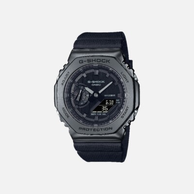 New Casio G-Shock GM2100BB-1A Ana-Digi High Strength Casioak Black