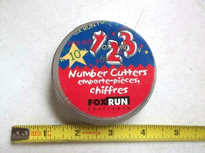 Fox Run Number Set Cookie Cutters (3688)