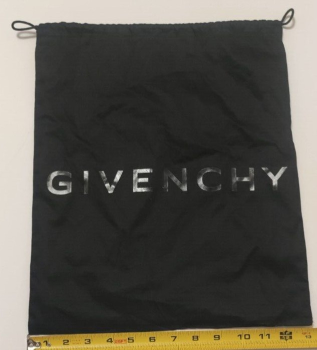 Authentic Givenchy Black Cotton Drawstring Dust B… - image 2