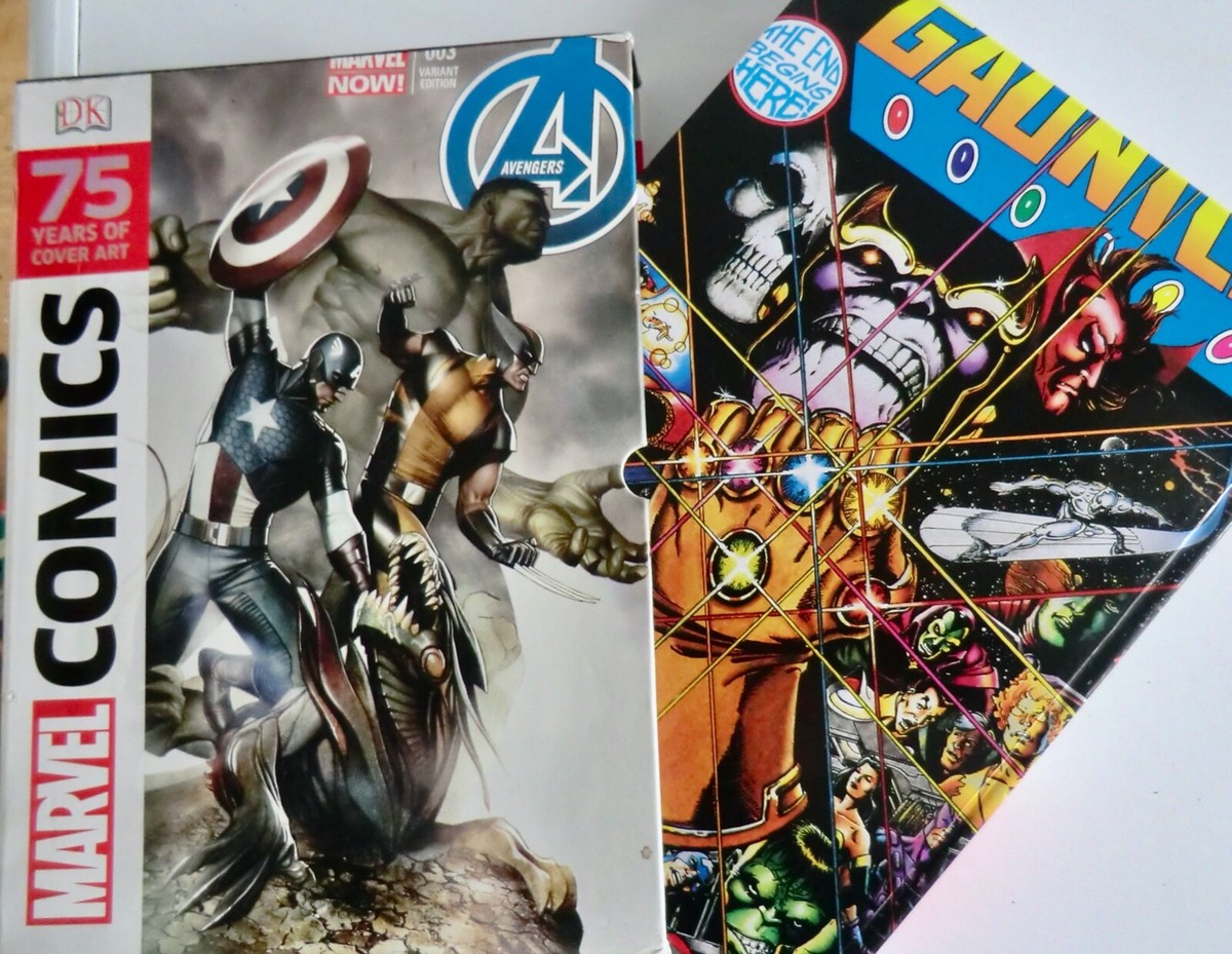 MARVEL COMICS 75 YEARS OF COVER ART - DELUXE HB BOOK IN SLIP