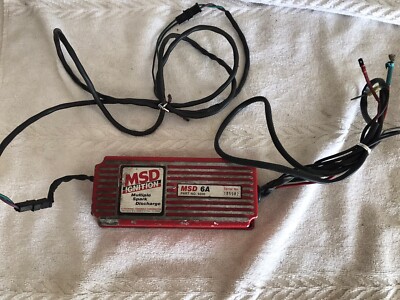 MSD IGNITION BOX MULTIPLE SPARK DISCHARGE 6200 6A Seial # 185982