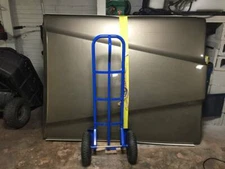 Fiberglass Hard Tonneau Bed Cover PAINTED, 78" Long x 60" wide