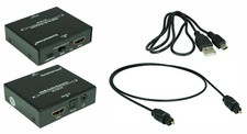 Estrattore audio HDMI 4K SunshineTronic + cavo Toslink 1,8 m SPDIF