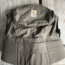 PREOWNED ERGO BABY BROWN BLACK CARRIER FRONT BABY CARRIER