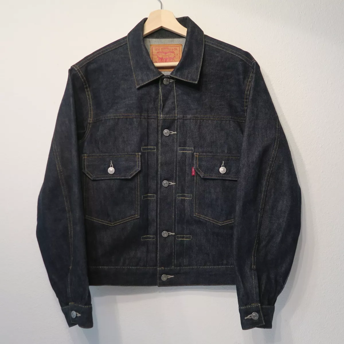 Levis LVC 507 XX Selvage Selvedge Big E Type 2 II Vintage Rare USA MADE 38 Small