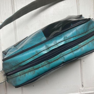 FREITAG JILL RARE Model Vintage 90s Y2K BLACK × BLUE Shoulder Bag 