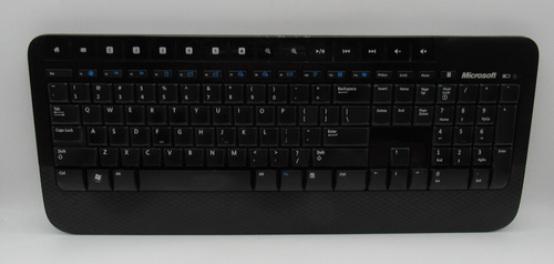 Microsoft Wireless 2000 Keyboard With USB Model 1477 *EUC*
