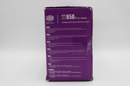 Cooler Master MWE 850 V2 850W 80 Plus Gold Power Supply (US Plug) - Afbeelding 2 van 12
