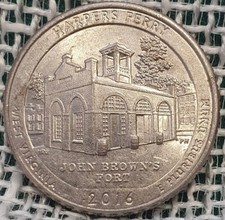 2016 USA West Virginia Harpers Ferry Quarter Dollar Coin