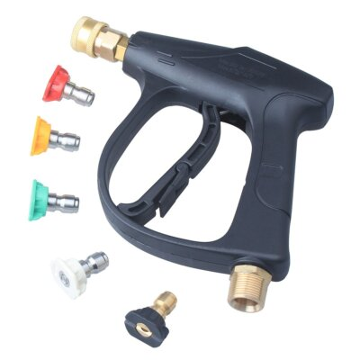 #ad 3000PSI High Pressure Washer Gun with 5 Nozzle Tips for Car Washer $35.56