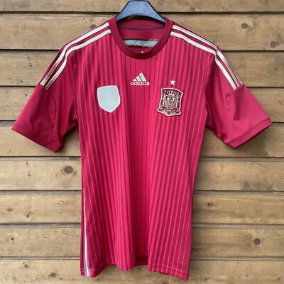 Spain 2014 2015 Home National Team Football Soccer Shirt Jersey