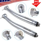 LED E-generator Dental High Speed Handpiece /No-LED Push Button Turbine 4Hole