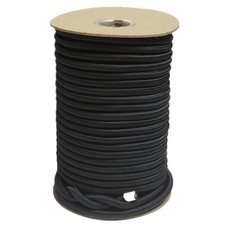 NeoStretch PP No.10, 5/16" x 100 Feet Slip-Resistant Textured Shock Cord, Black