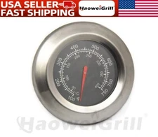 Temperature Thermometer Gauge | Barbecue BBQ Grill Pit Thermostat Smoker