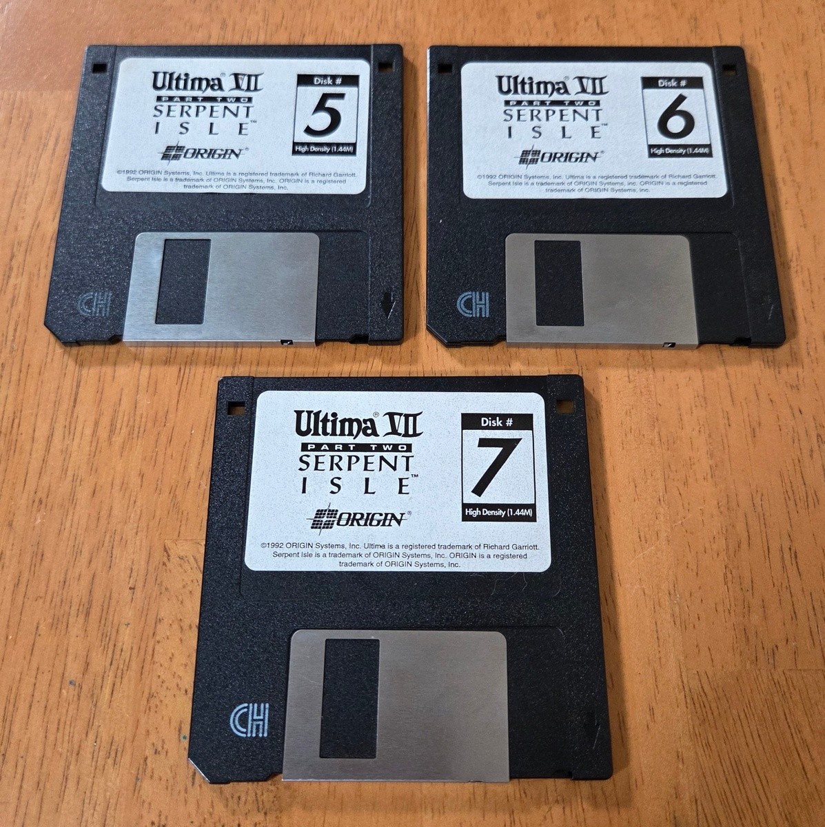 Ultima VII Part Two Serpent Isle Origin IBM PC Big Box Game Complete CIB Map