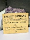 Vintage Barbie Skipper Ballet Recital Event Card