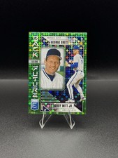 BOBBY WITT JR/GEORGE BRETT - 2026 Elite Back to the Future #7 Royals Green Disco