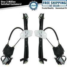 Window Regulator w/ Motor Front Pair Set of 2 LH & RH for 00-05 Dodge Neon