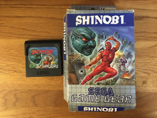 shinobi game gear pal boxed game with no instructions