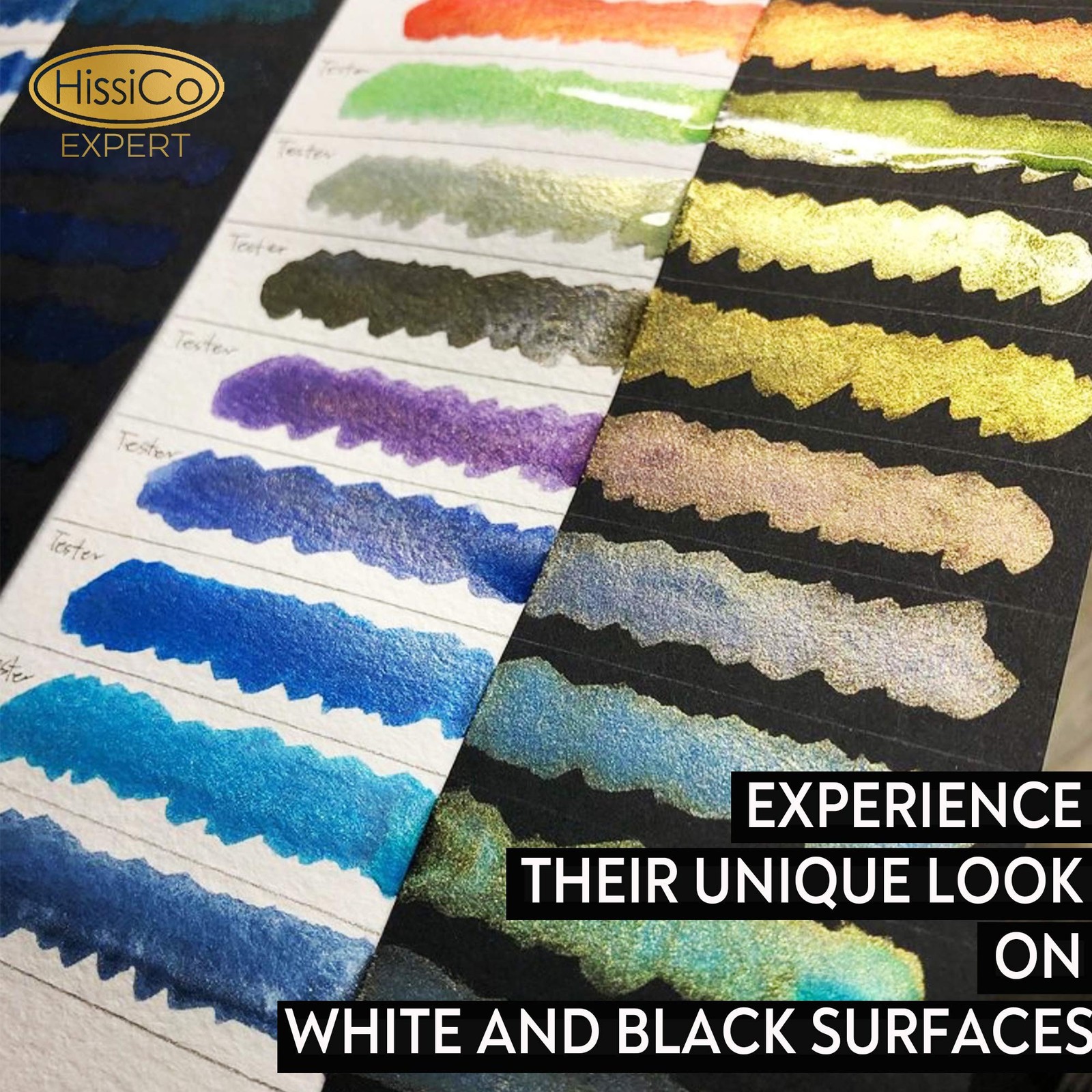 Iridescent Acrylic Paint Set of 16 Chameleon Colors 60ml 2 OZ Bottles, High