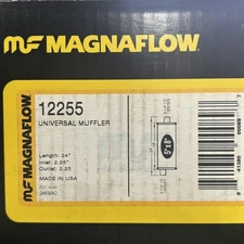 MagnaFlow Performance Exhaust Muffler 12255: 2.25" Inlet/Outlet, 5x8x18"