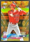 2018 Topps Chrome Update Shohei Ohtani Gold Refractor Rookie Debut RC #1/50