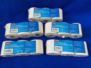 15 Staples Thermal Paper Rolls, 2 1/4" x 165',  21267,  - New in Packages