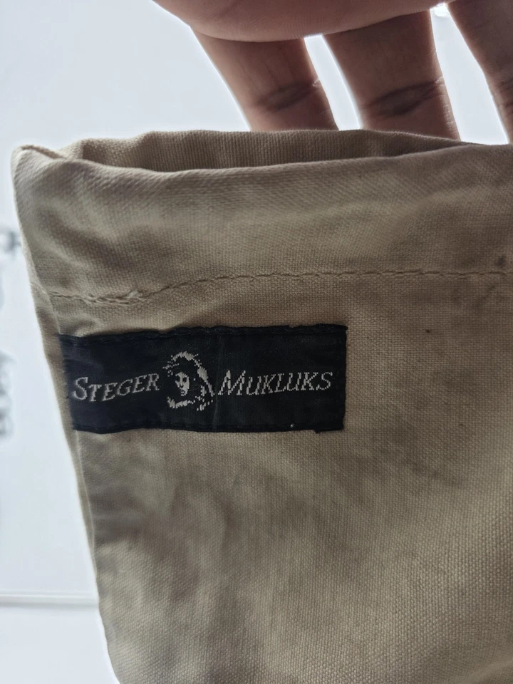 Botas Steger Mukluks W 11WW marrom camurça lona envoltório renda inverno neve forros de feltro - Imagem 2 de 4