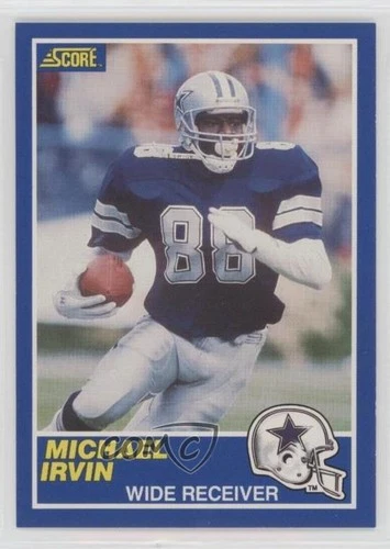 1989 Score Michael Irvin #18 Rookie RC HOF