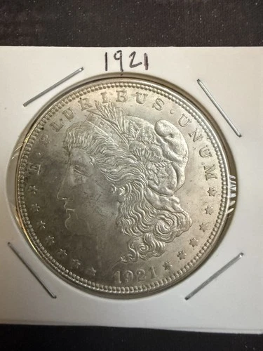 US Morgan Silver Dollar 1921 $1 Coin Uncertified 0.9 Fineness Silver