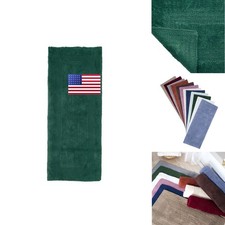 Lavish Home Reversible Long Bath Mat, Green, 60" x 24"