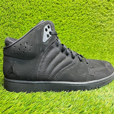 Nike Jordan 1 Flight 4 Premium Black Basketball Trainers Size 12 Nike Men main image 3