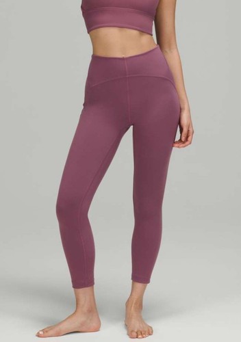 Leggings donna Lululemon InStill High Rise Tight 25” taglia 16 vintage prugna
