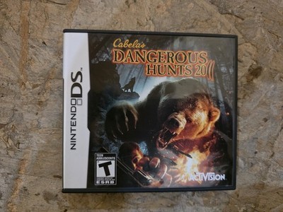 Cabelas Dangerous Hunts 2011 Nintendo DS CIB Activision Hunting Game