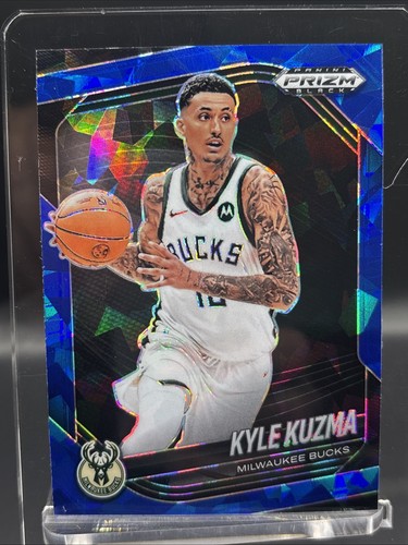 KYLE KUZMA 2024-25 PANINI PRIZM BLACK BASKETBALL BLUE BUCKS /199 Q0234